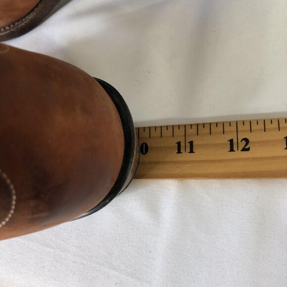 Lucchese 1883 Boots Womens Size 6.5 Brown Green Leather Western Cowboy Cowgirl - Picture 8 of 16